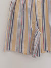 BASERANGE French-made organic cotton striped shorts (BAS-SHST-PO-SU25-MARTINIQUE STRIPE)